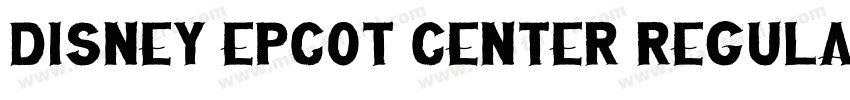 Disney Epcot Center Regular字体转换
